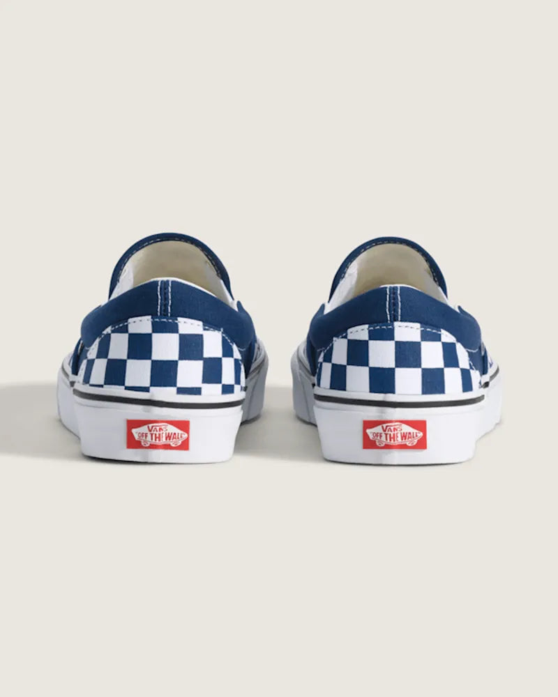 Checkerboard Deep Indigo Blue