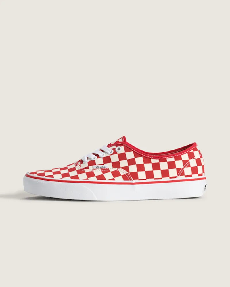 Checkerboard Racing Red / White