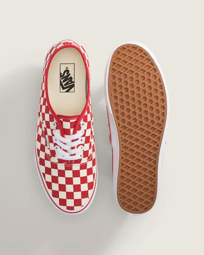 Checkerboard Racing Red / White