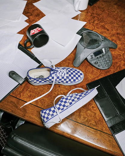 Checkerboard Racing Red / White