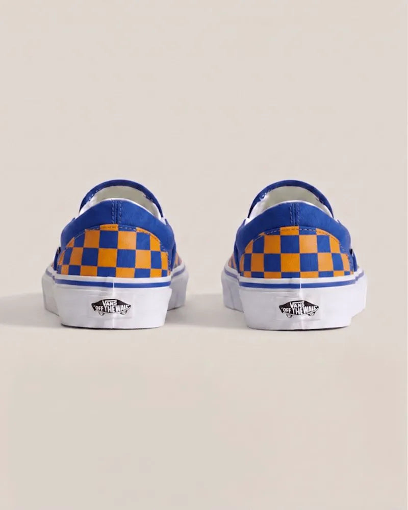 Checkerboard Blue / Orange
