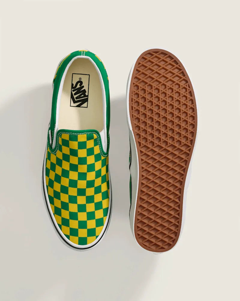 Checkerboard Orange / True White