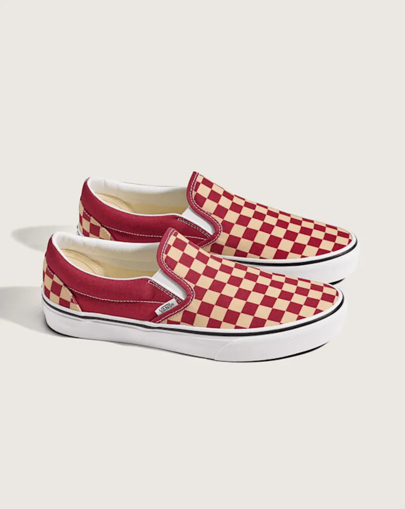 Checkerboard Orange / True White