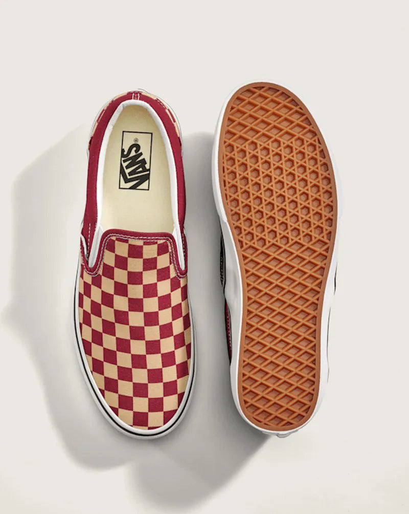 Checkerboard Orange / True White