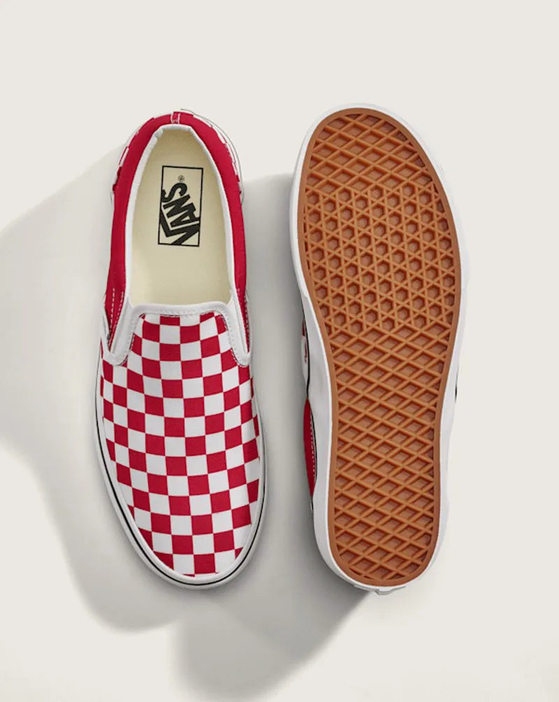 Checkerboard Orange / True White