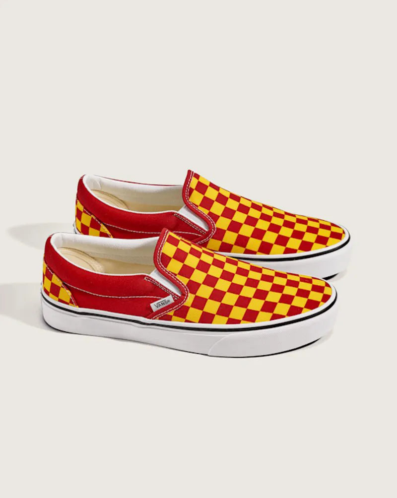 Checkerboard Orange / True White