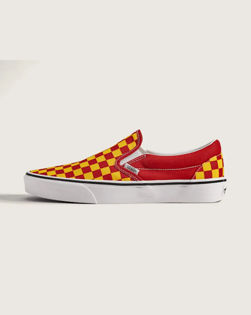 Checkerboard Orange / True White