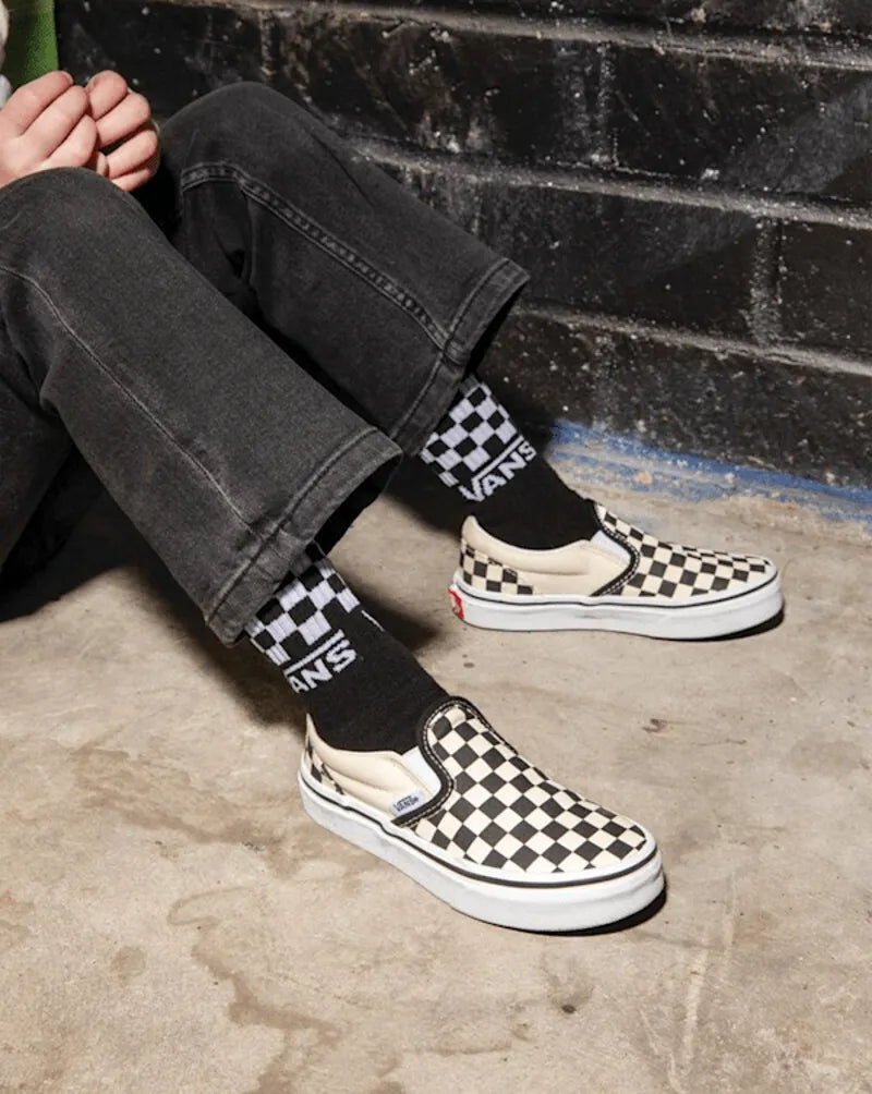 Checkerboard Powder Pink / True White