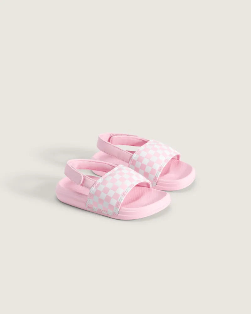 Checkerboard Coral Blush Pink