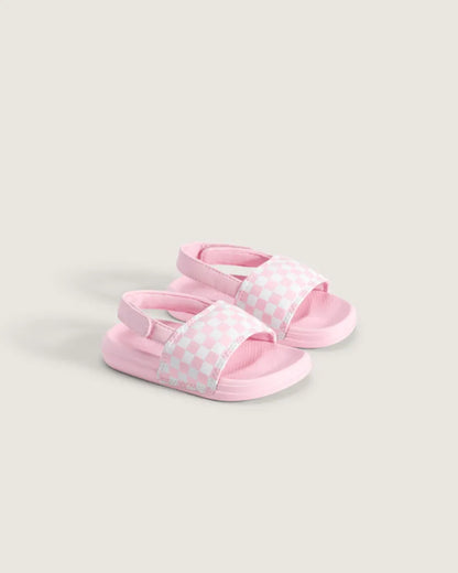 Checkerboard Coral Blush Pink
